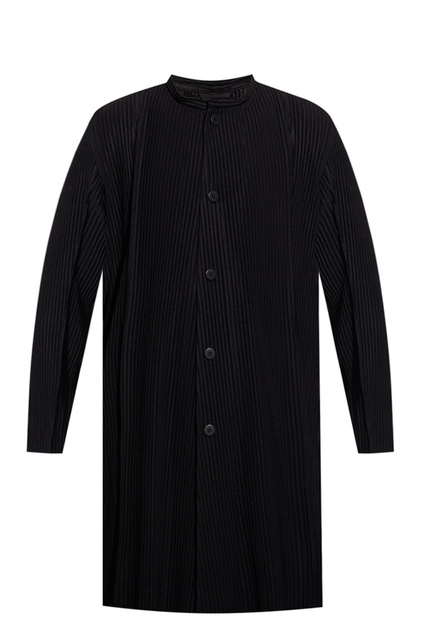 Issey Miyake Homme Plisse Ribbed coat